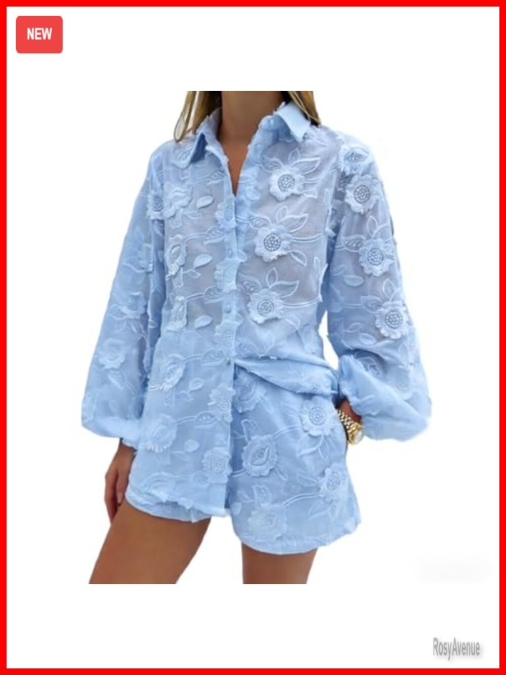 Womens Lace 2 Piece Outfit Long Sleeve Lapel Jacket Mini Shorts Set